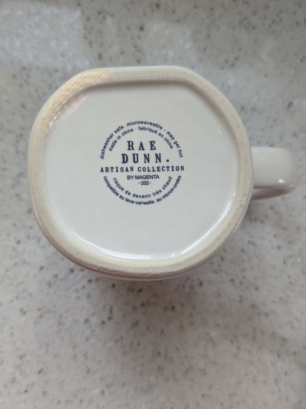 Rae Dunn White Ceramic 'MOM TO BE' Mug with Black Lettering - Picture 3 of 3